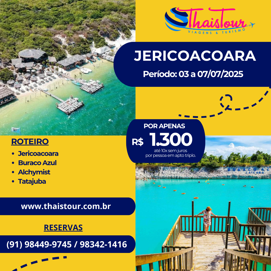 EXCURSÃO JERICOACOARA